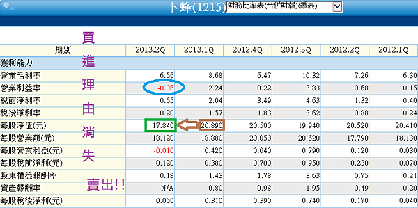 1215卜蜂2013Q2財報