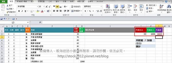 2017,2018 Excel電子記帳本多功能免費下載,app持續更新含全年自動分析消費類別與經濟能力,樞紐分析圖表 (推薦,格式,範例,現金流量,被動收入)4