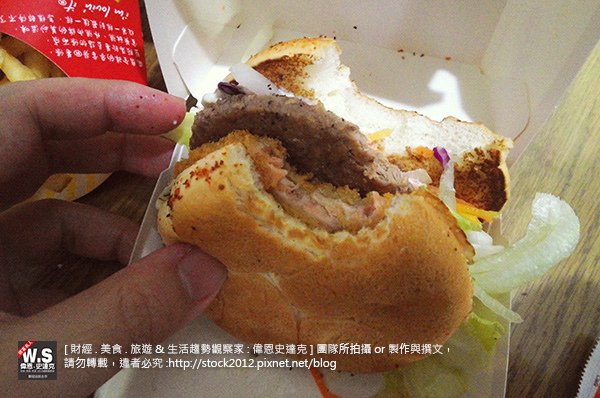 [食記]麥當勞海陸雙星堡搭配優惠卷買一送一特價200元出頭,McDonald新口味牛肉漢堡加鮭魚排(早餐,超值午餐,兒童餐,外送電話,價目,鬧鐘,APP,熱量) (4)