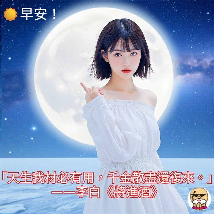 長輩圖 ~~ 老爺爺自製 美女請安長輩圖