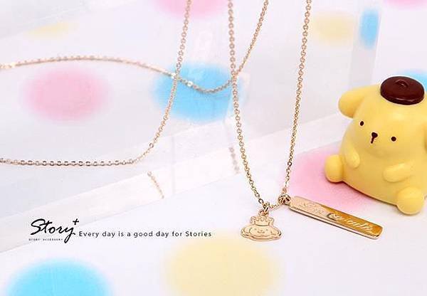 STORY ACCESSORY, 故事銀飾, 925 純銀, 訂做, 字母項鍊, kikilala, Little Twin Stars, 雙星仙子, 三麗鷗, sanrio，pom pom purin，布丁狗