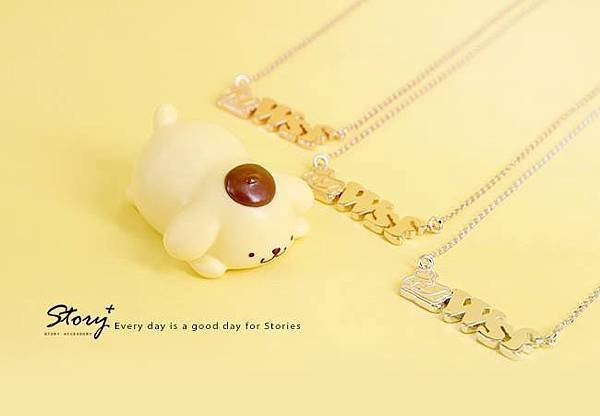 STORY ACCESSORY, 故事銀飾, 925 純銀, 訂做, 字母項鍊, kikilala, Little Twin Stars, 雙星仙子, 三麗鷗, sanrio，pom pom purin，布丁狗