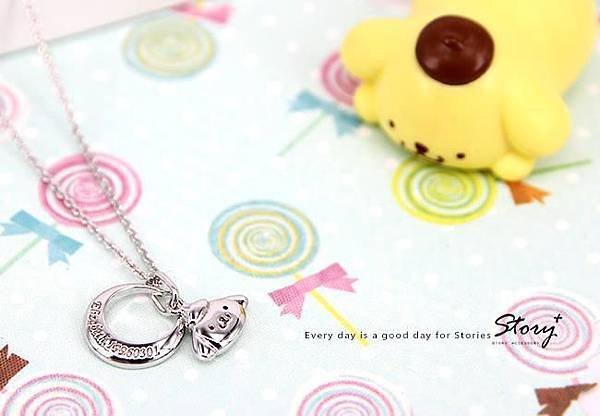 STORY ACCESSORY, 故事銀飾, 925 純銀, 訂做, 字母項鍊, kikilala, Little Twin Stars, 雙星仙子, 三麗鷗, sanrio，pom pom purin，布丁狗