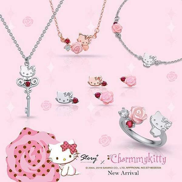 STORY故事銀飾，三麗鷗，hello kitty，my melody，cinnamoroll，pinkholic