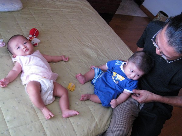 外公來看twins