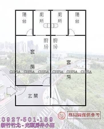 38台科晶品雙套房械車-格局圖