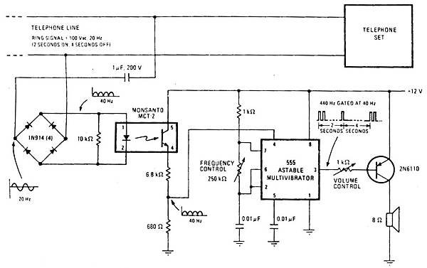 AT-100-001不會構成負載的鈴響電路AL-7