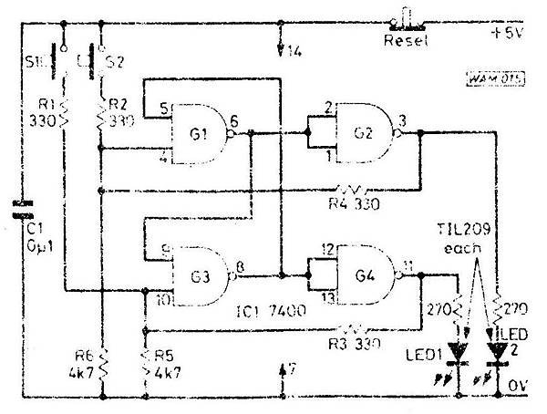 搶答遊戲控制電路 MI-15