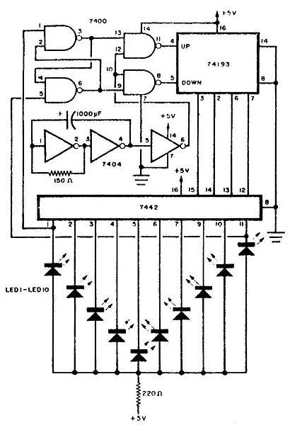 數字電子鐘的擺錘電路 DI-4