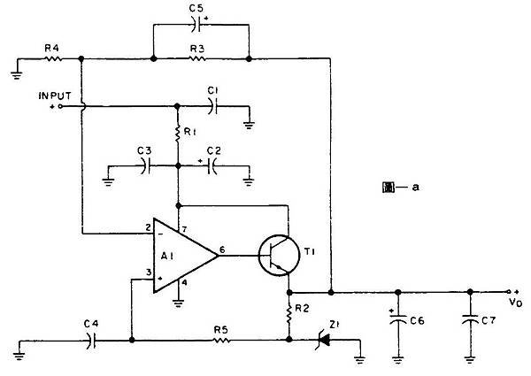 專供OP Amp前級的穩壓電源 圖1a