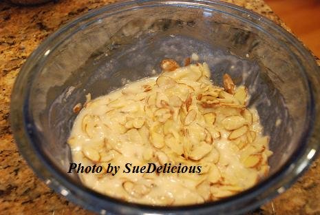 芝麻杏仁脆片 (Almond Crisps with Sesame)