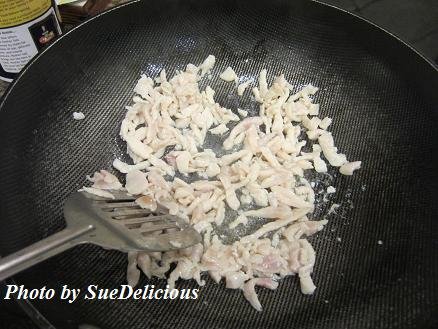 雪豆鷄絲炒枸杞