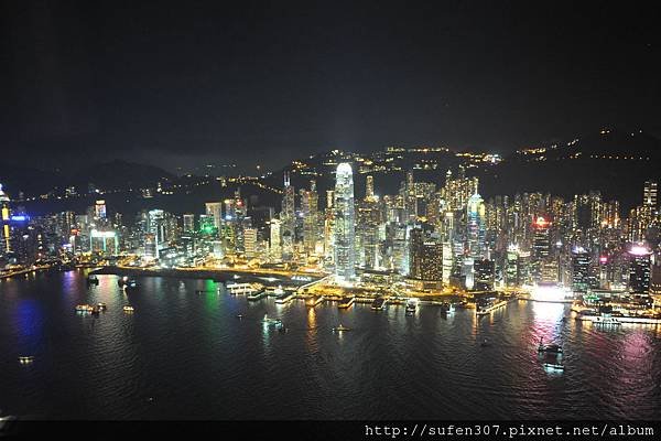 麗思卡爾頓酒店 (The Ritz-Carlton) 豪華海景房 (Harbour Island) 夜景