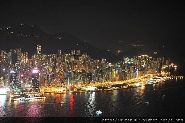 麗思卡爾頓酒店 (The Ritz-Carlton) 豪華海景房 (Harbour Island) 夜景