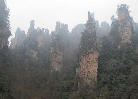 搭纜車下山沿路~