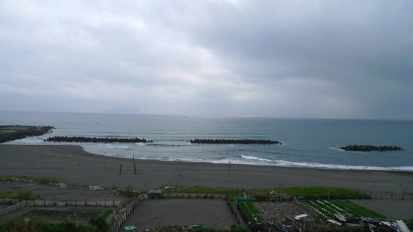 早晨的陽台風景~一大片遼闊的海