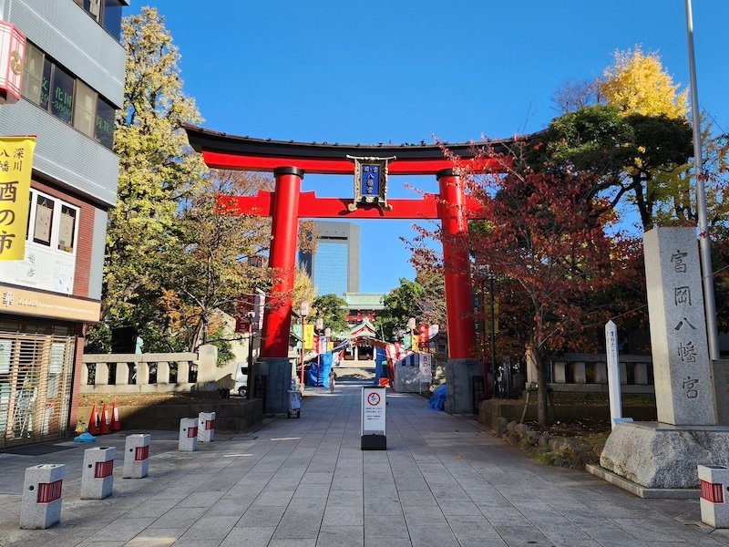 2023-11-22 東京賞楓旅Day4-1 富岡八幡宮＋新