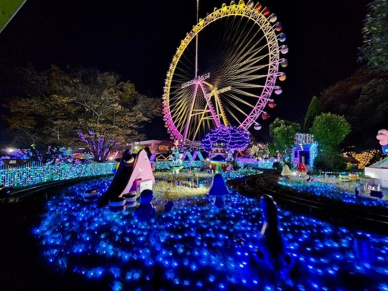 2023-11-22 東京賞楓旅Day4-2 夜訪讀賣樂園（