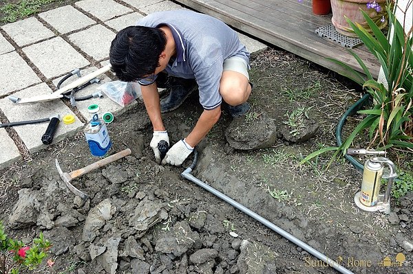 2010 暑假前限期完工/庭園灑水工程 【宜蘭民宿】Sunday Home