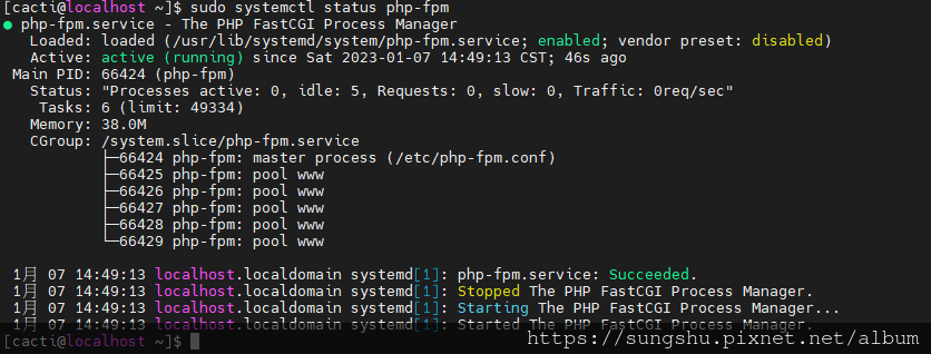 [Centos]Install Cacti 1.2.23 o