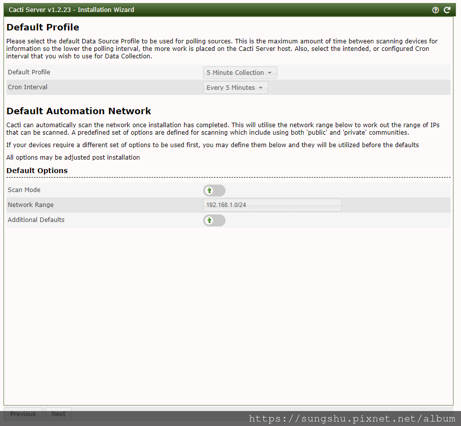 [Centos]Install Cacti 1.2.23 o