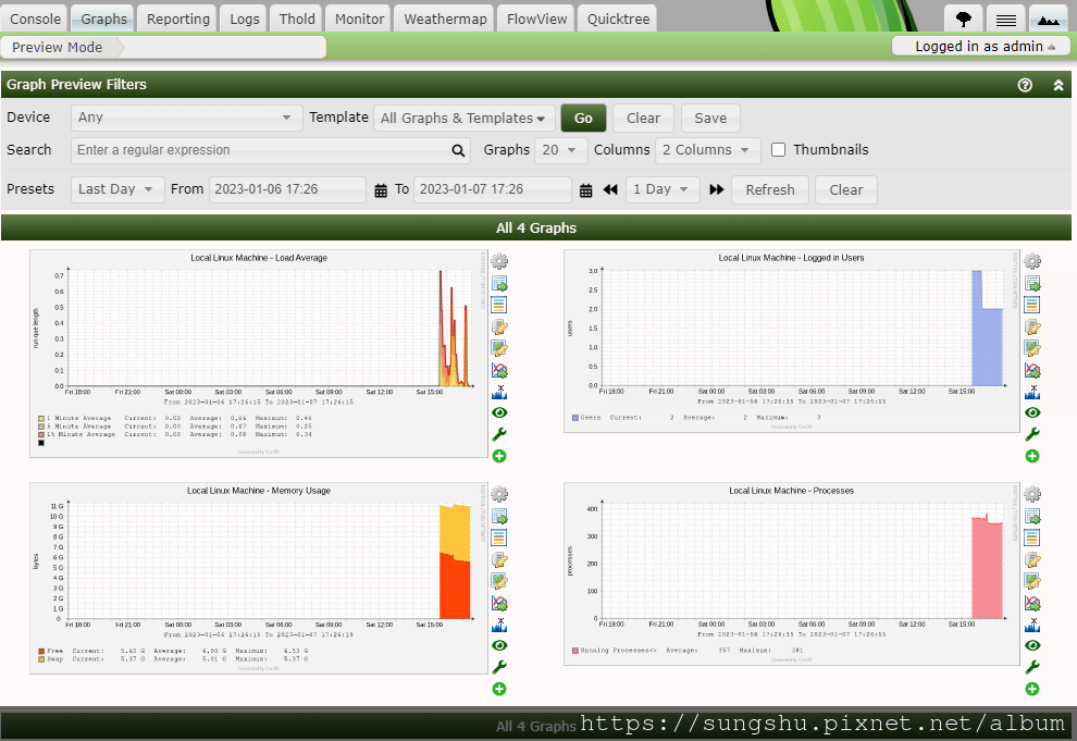 [Centos]Install Cacti 1.2.23 o