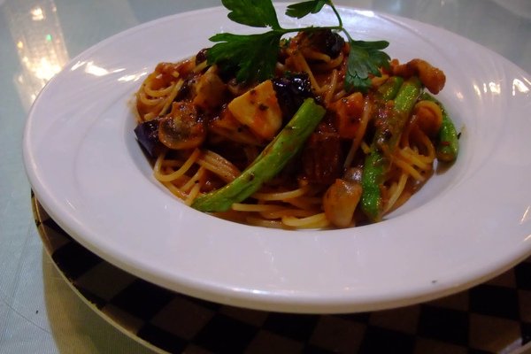 我點的辣味雞肉義大利麵.JPG