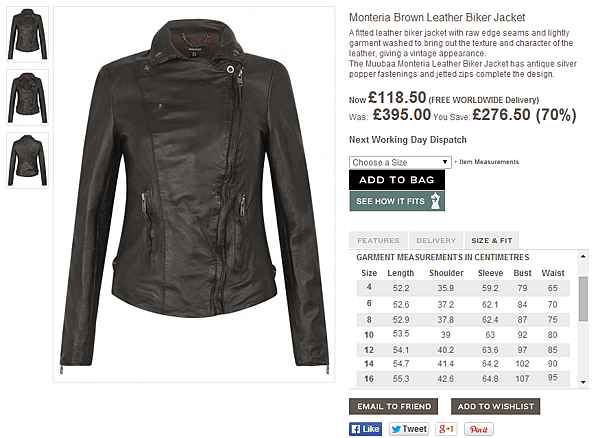 Muubaa Monteria Brown Leather Biker Jacket