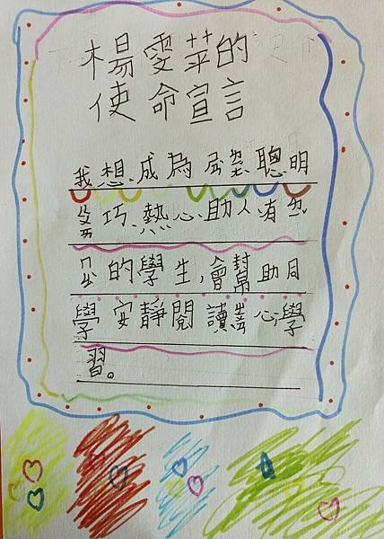 7Habits2以終為始~小二個人使命宣言
