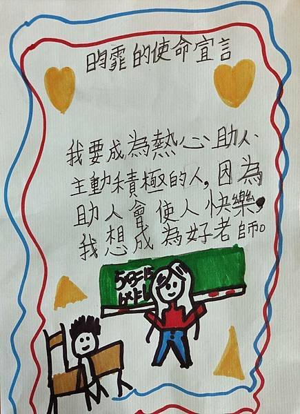 7Habits2以終為始~小二個人使命宣言