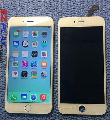 iphone 6不慎滑落面板破