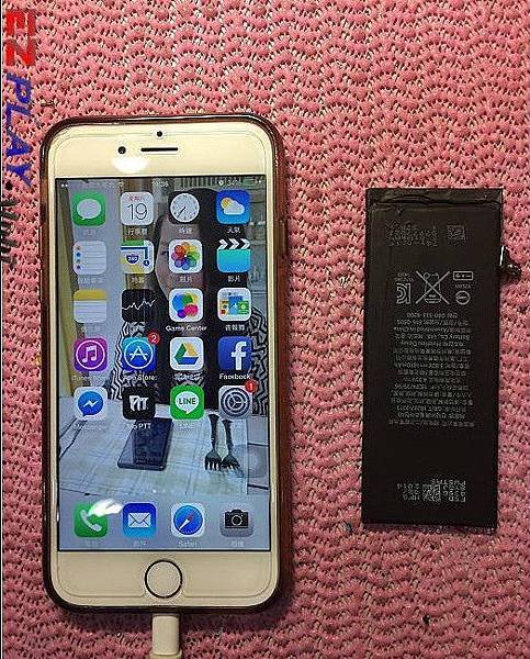 iPhone 6plus電力不足直直落