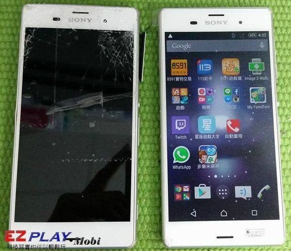 SONY Z3(D6653)螢幕破裂