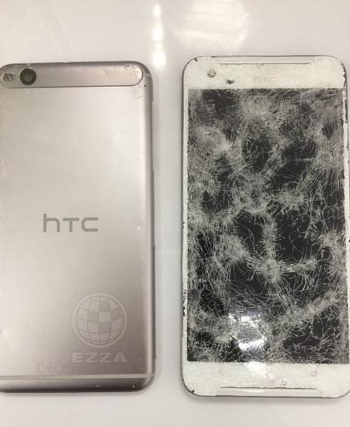 HTC X9面板破裂