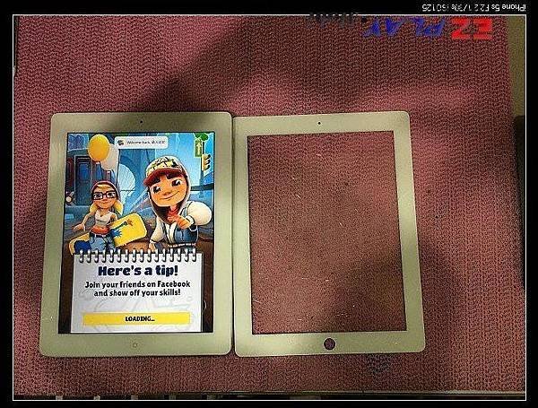 ipad螢幕被小孩三連摔