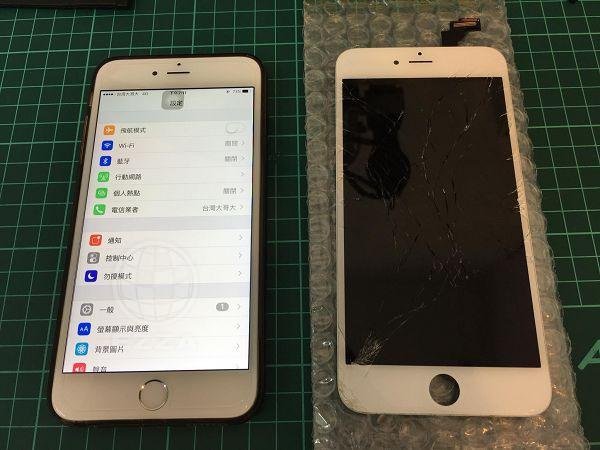 iphone6+ 面板破裂毀容啦