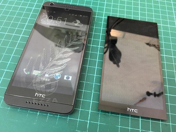 HTC 626面板破裂