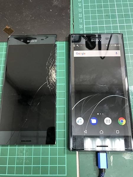 SONY XZP面板破裂