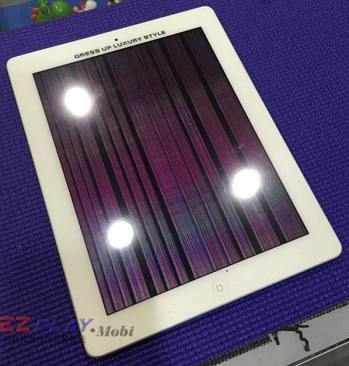 ipad 2螢幕畫面顯示異常