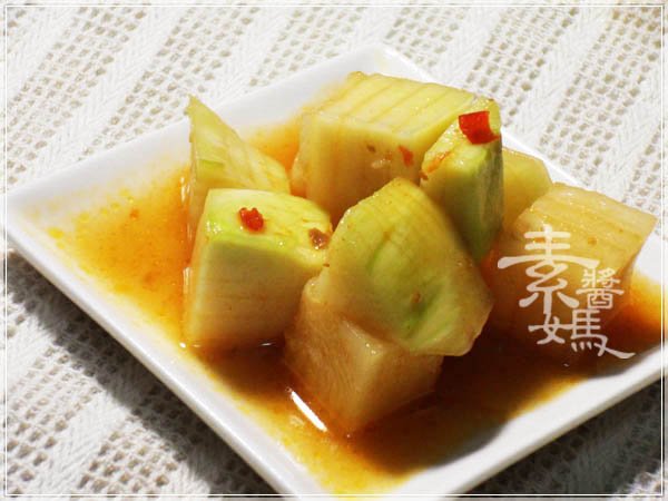 簡單小菜 - 微辣醃菜心20.JPG