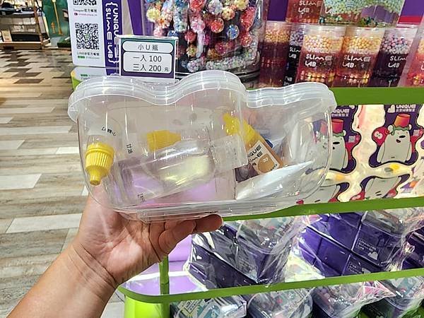 體驗｜大膽玩、放手做「UNIQUE 史萊姆實驗室」台南南紡店