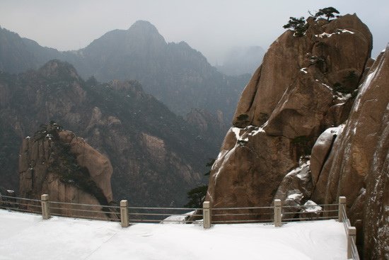 05 黃山初雪天都峰  中國大陸