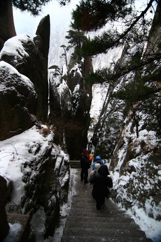 05 黃山初雪天都峰  中國大陸