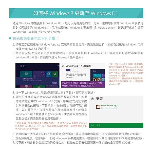 如何將Win8升級至Win8.1