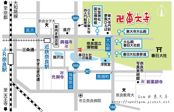 東大寺map