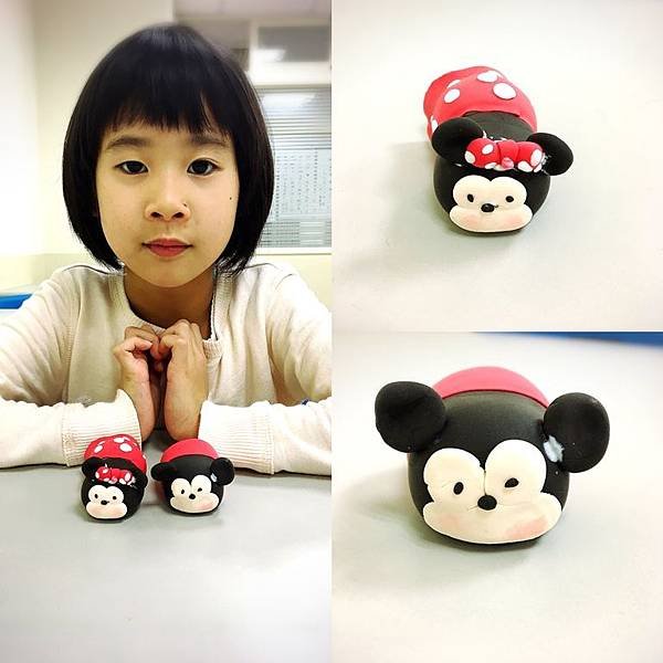 小小捏塑家-tsum tsum micky minnie (2).JPG