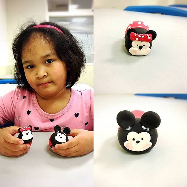 小小捏塑家-tsum tsum micky minnie (5).JPG