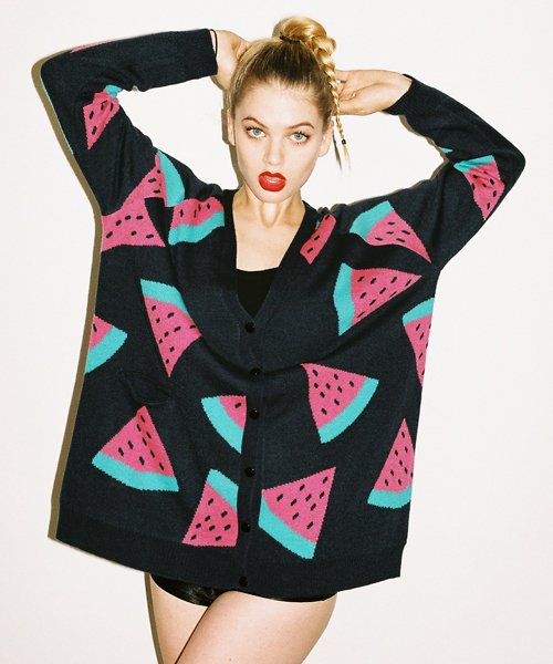 Lazy Oaf Watermelon Cardigan