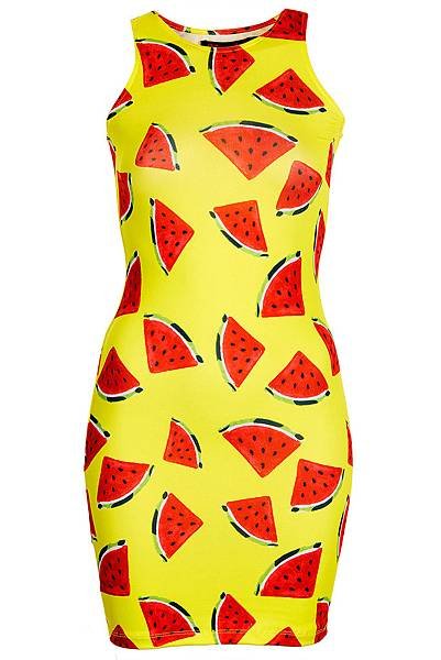 Watermelon Mini Dress TOPSHOP