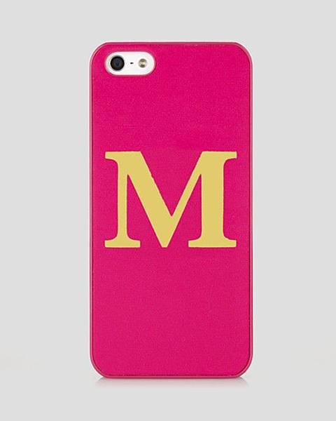 Lauren Ralph Lauren iPhone 5 Case - Metallic InitialM